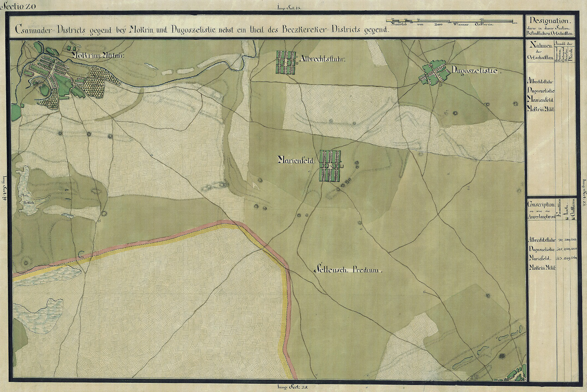 Josephinische Landesaufnahme Banat (1769–1772) Karte: pg020 