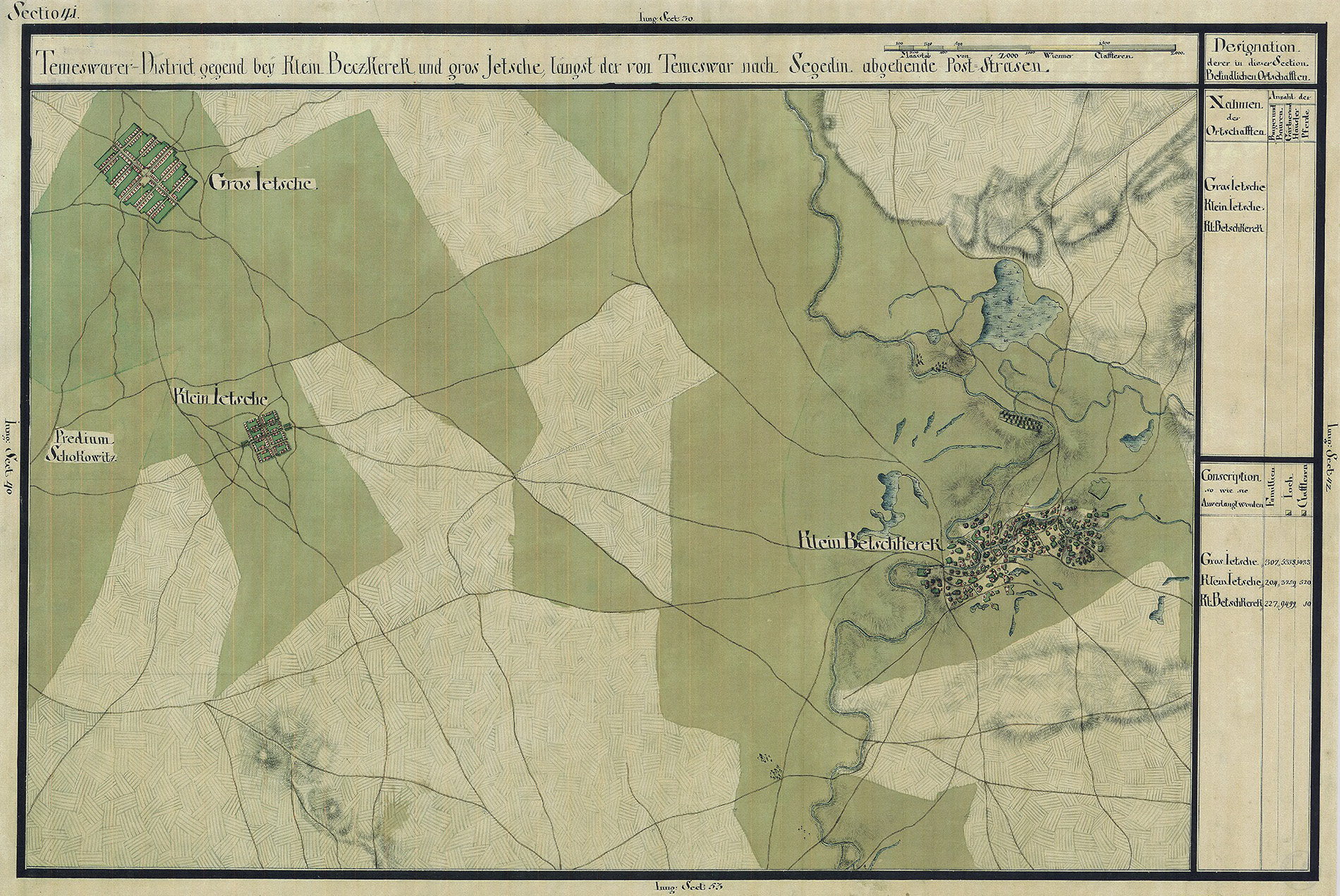 Josephinische Landesaufnahme Banat (1769–1772) Karte: pg041 
