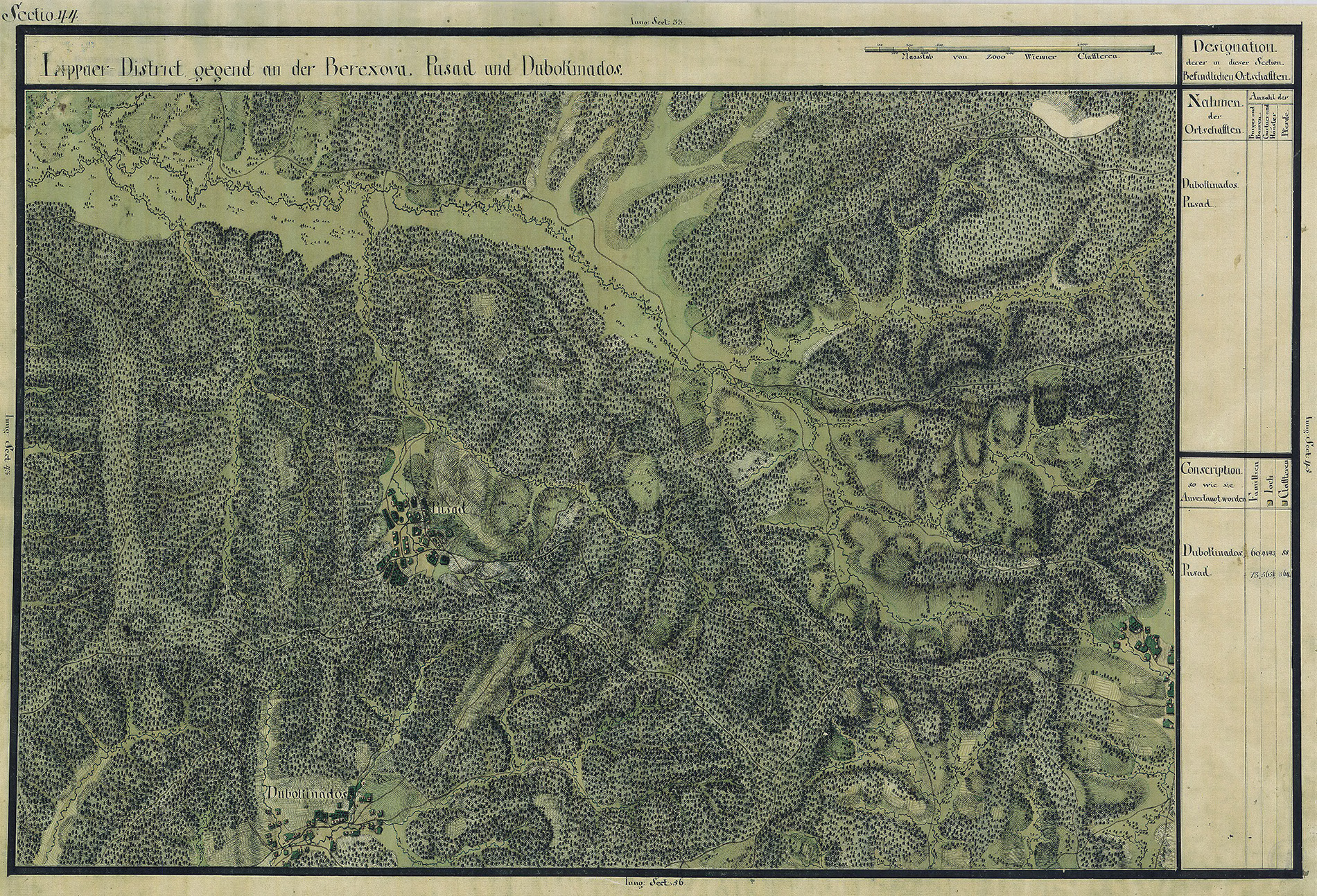 Josephinische Landesaufnahme Banat (1769–1772) Karte: pg044 