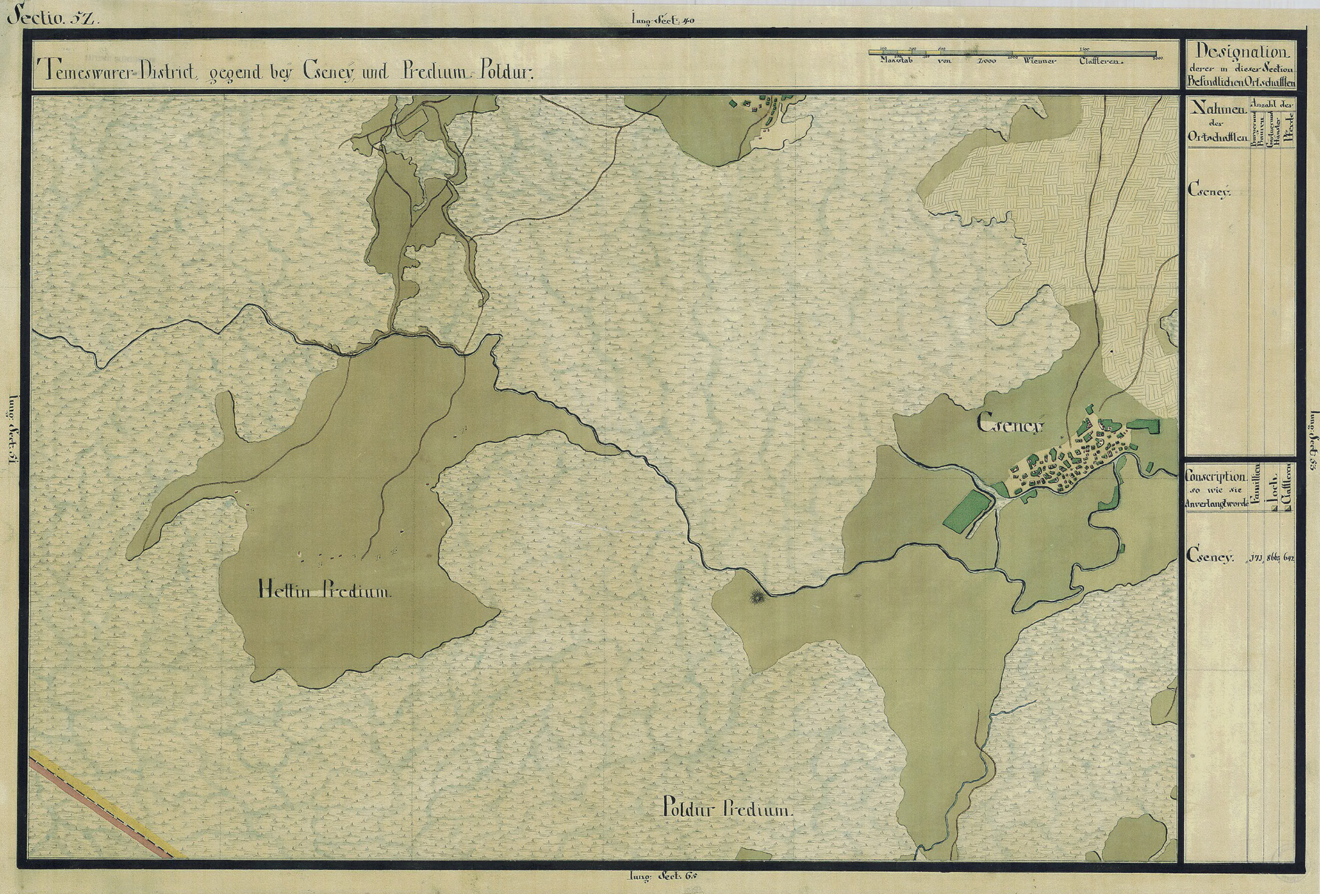 Josephinische Landesaufnahme Banat (1769–1772) Karte: pg052 