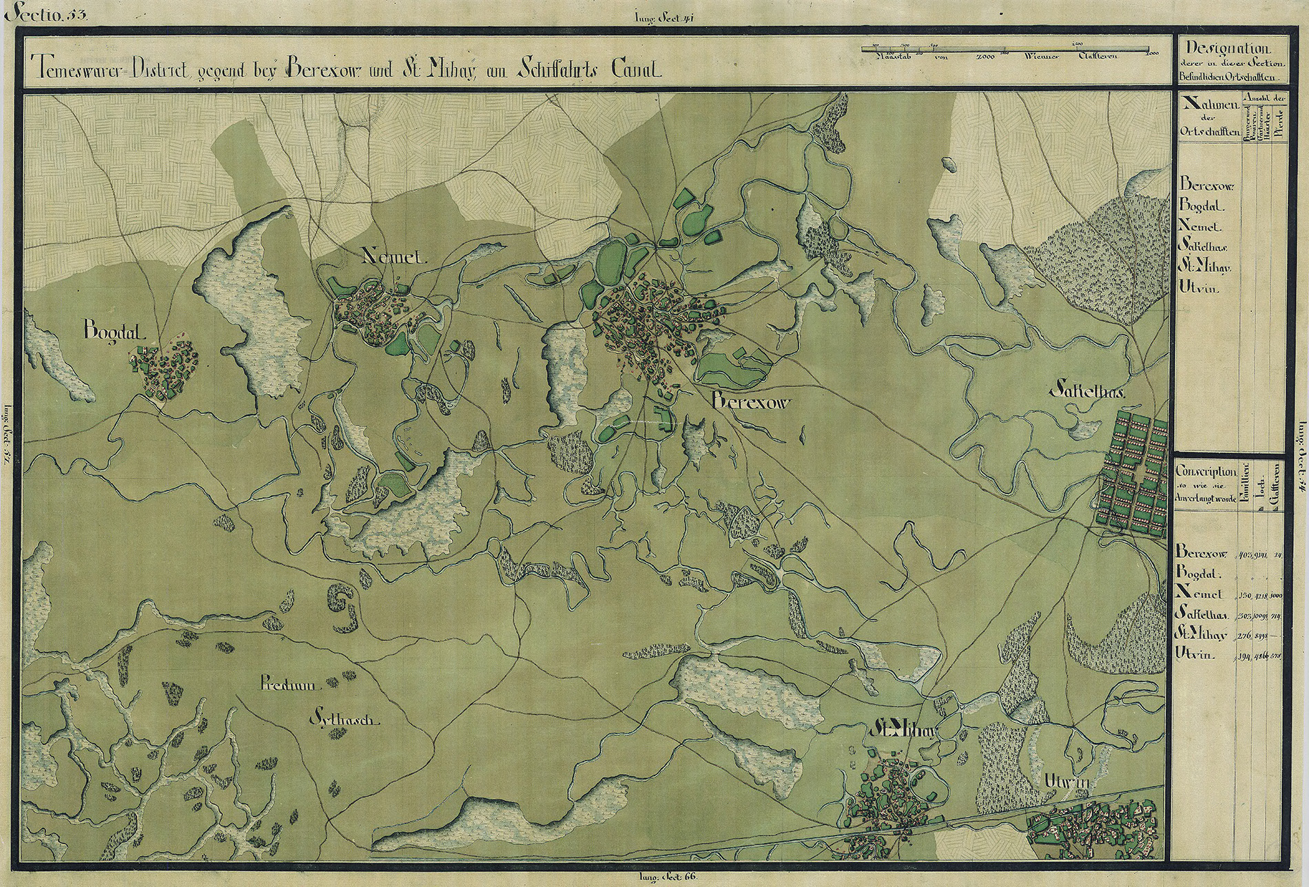 Josephinische Landesaufnahme Banat (1769–1772) Karte: pg053 