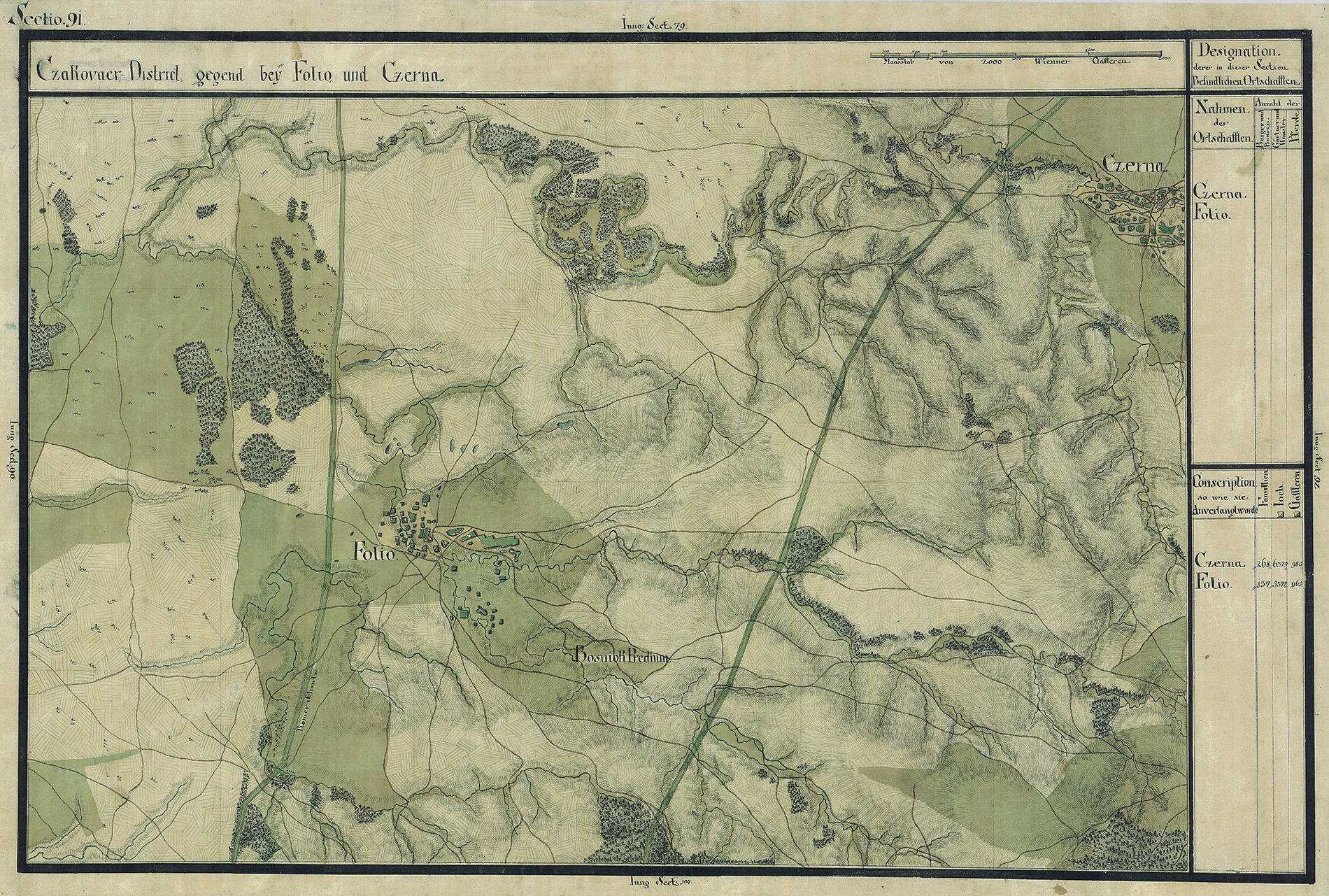 Josephinische Landesaufnahme Banat (1769–1772) Karte: pg091 