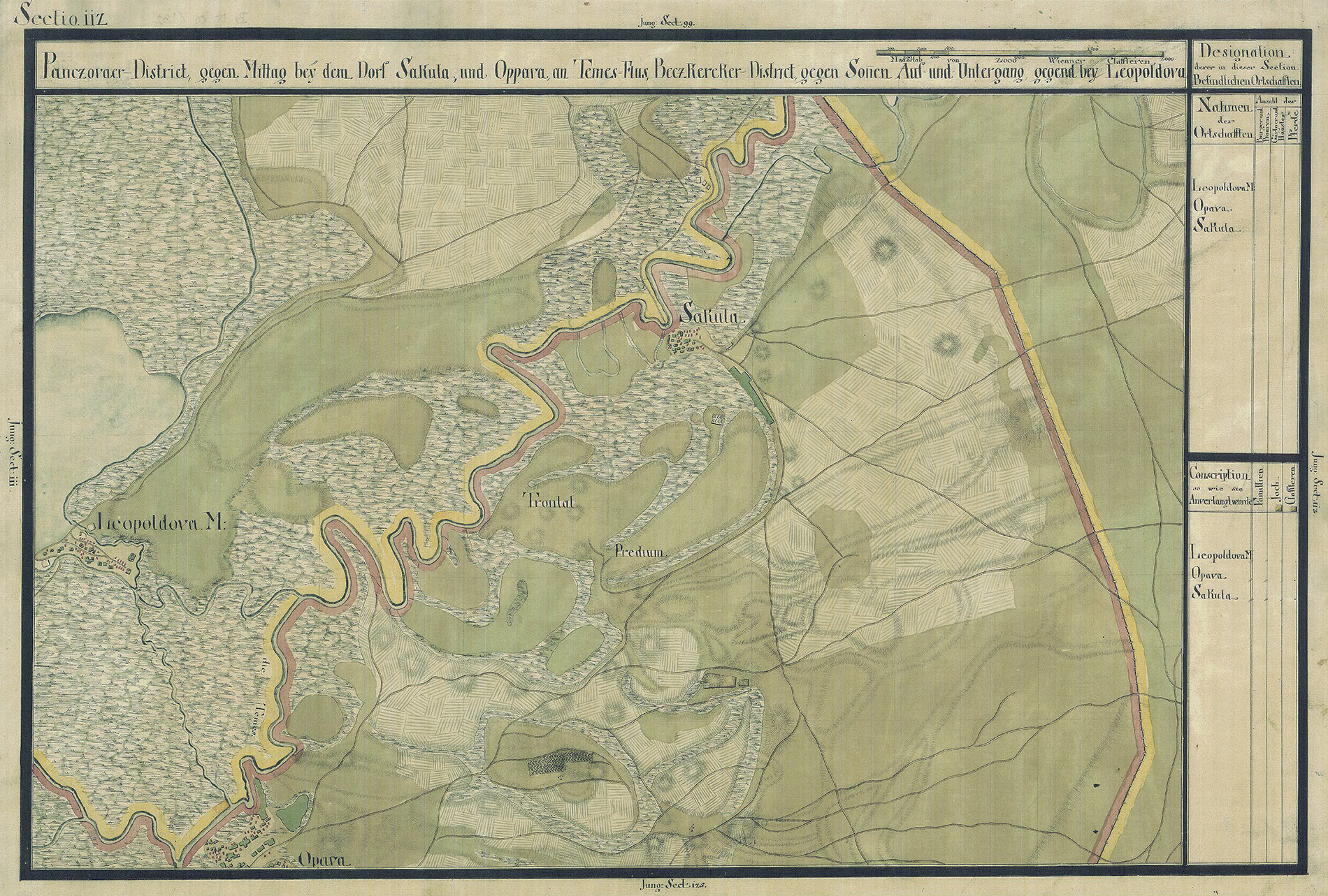 Josephinische Landesaufnahme Banat (1769–1772) Karte: pg112 