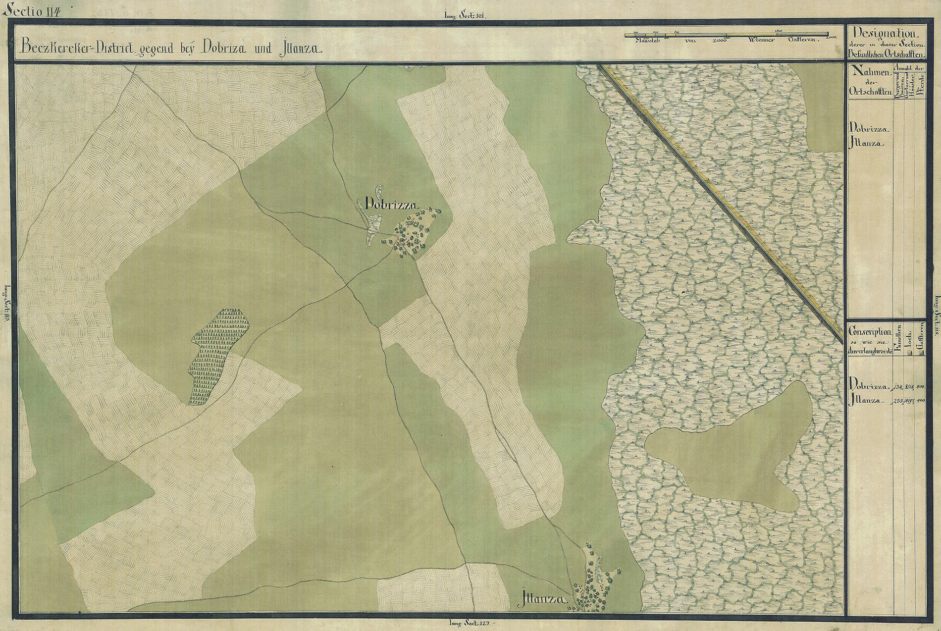 Josephinische Landesaufnahme Banat (1769–1772) Karte: pg114 