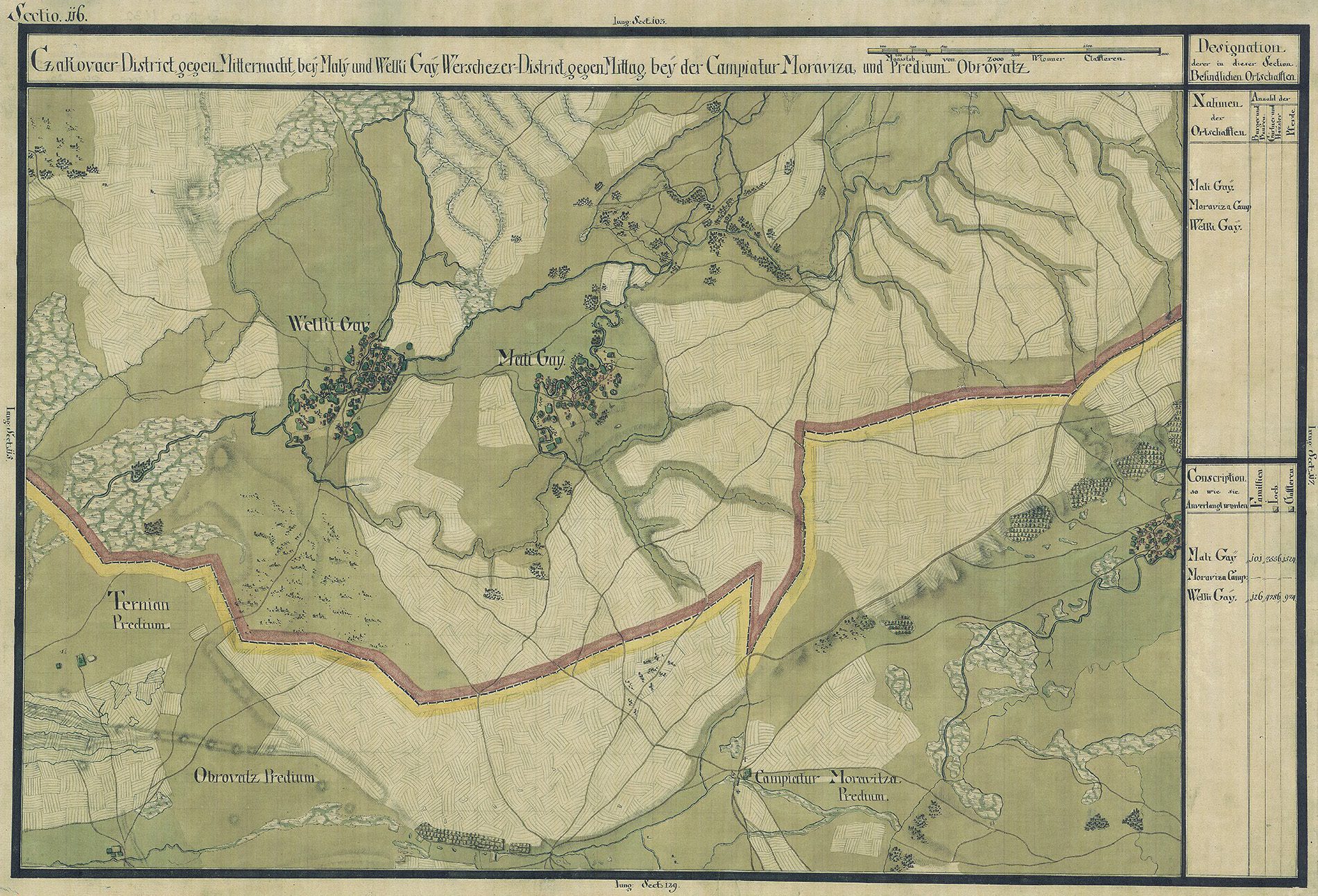 Josephinische Landesaufnahme Banat (1769–1772) Karte: pg116 