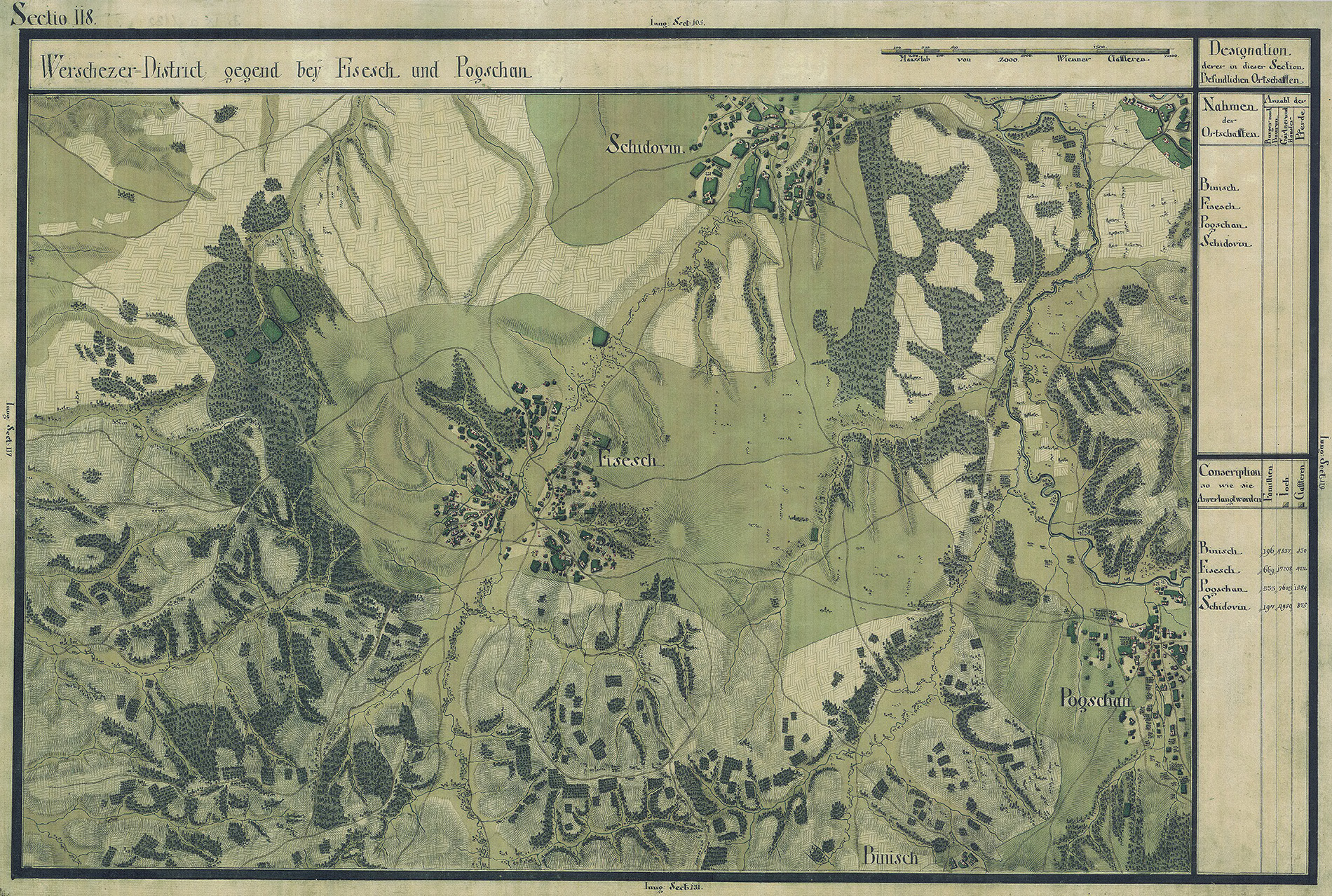 Josephinische Landesaufnahme Banat (1769–1772) Karte: pg118 