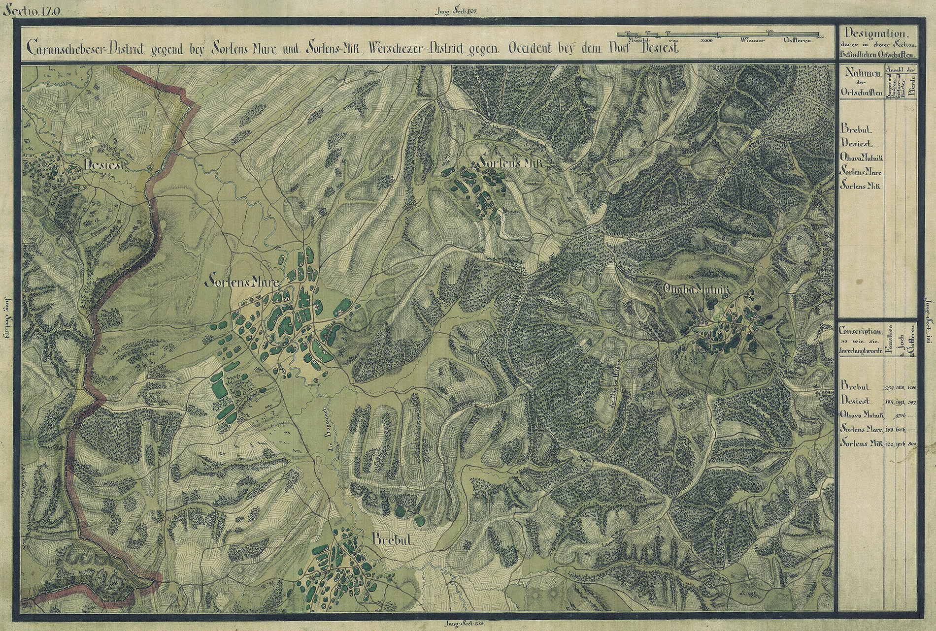 Josephinische Landesaufnahme Banat (1769–1772) Karte: pg120 