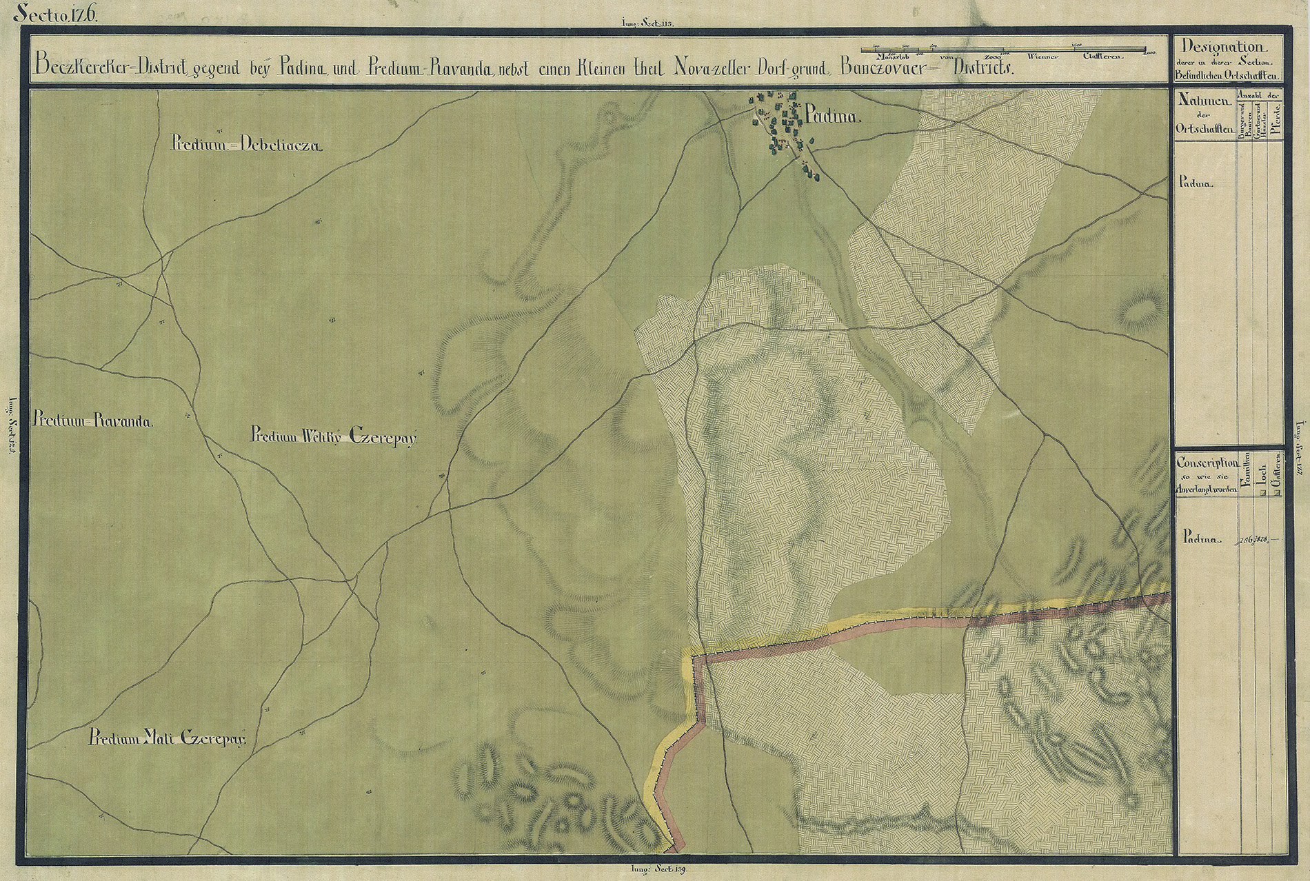 Josephinische Landesaufnahme Banat (1769–1772) Karte: pg126 