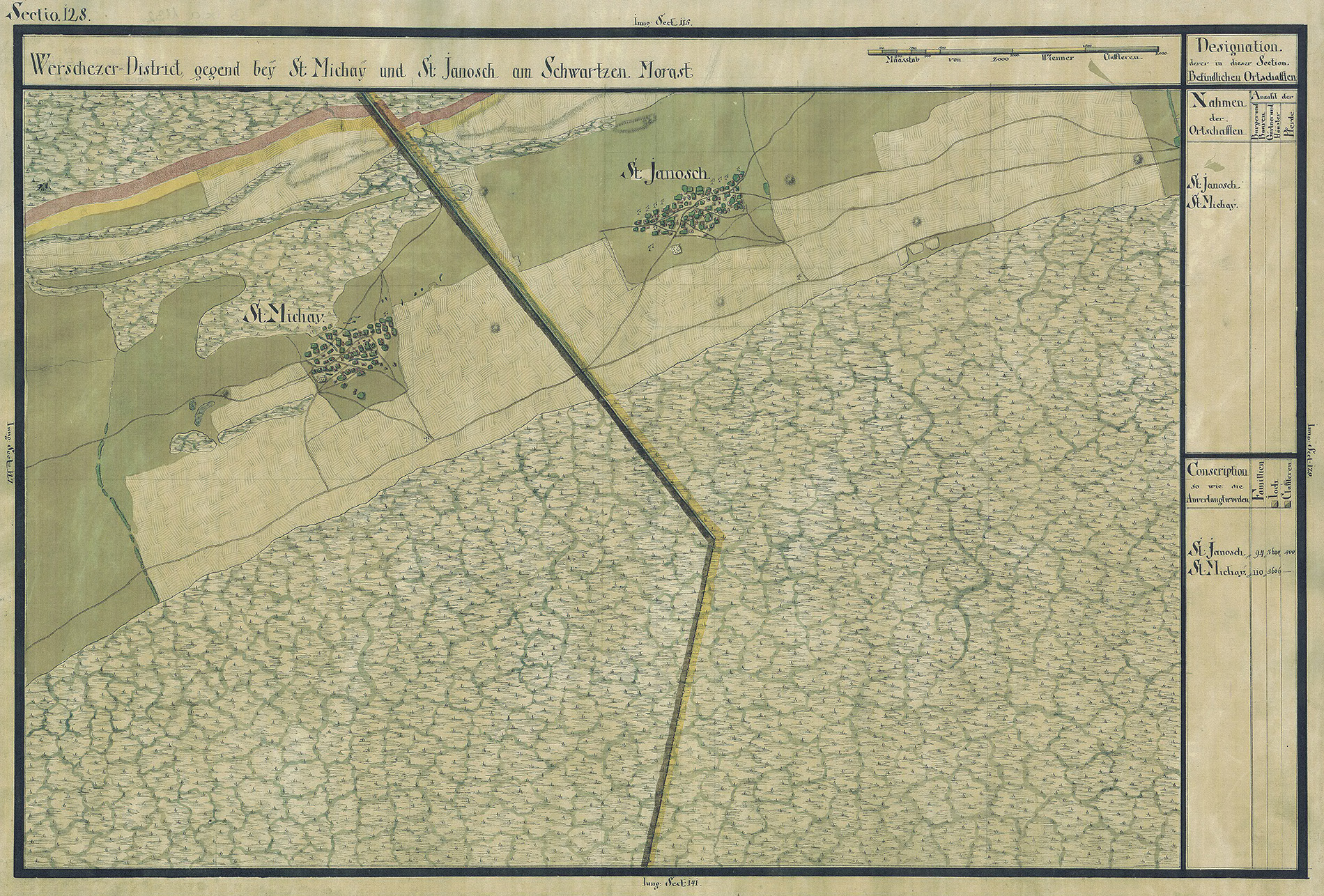 Josephinische Landesaufnahme Banat (1769–1772) Karte: pg128 