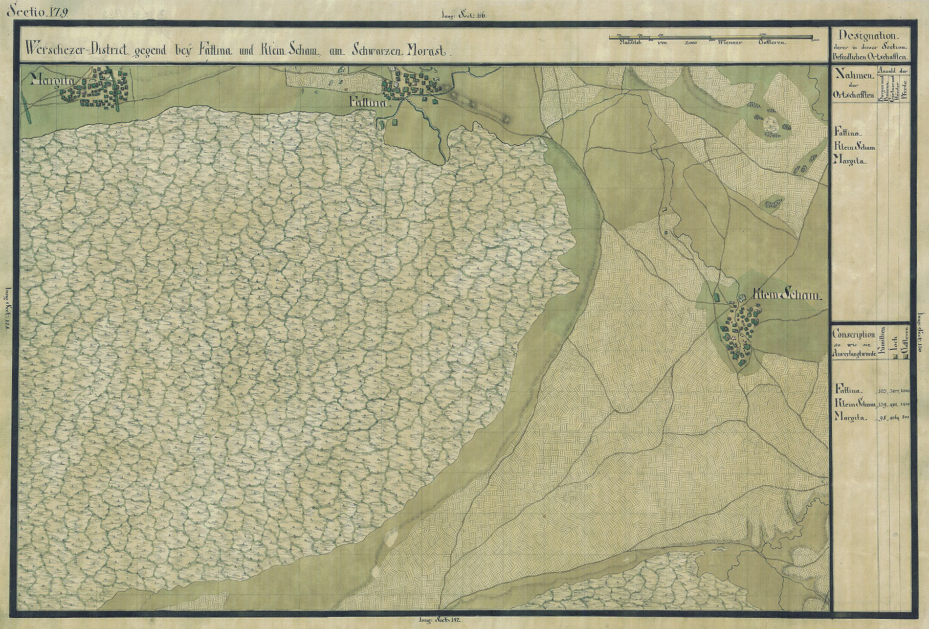 Josephinische Landesaufnahme Banat (1769–1772) Karte: pg129 
