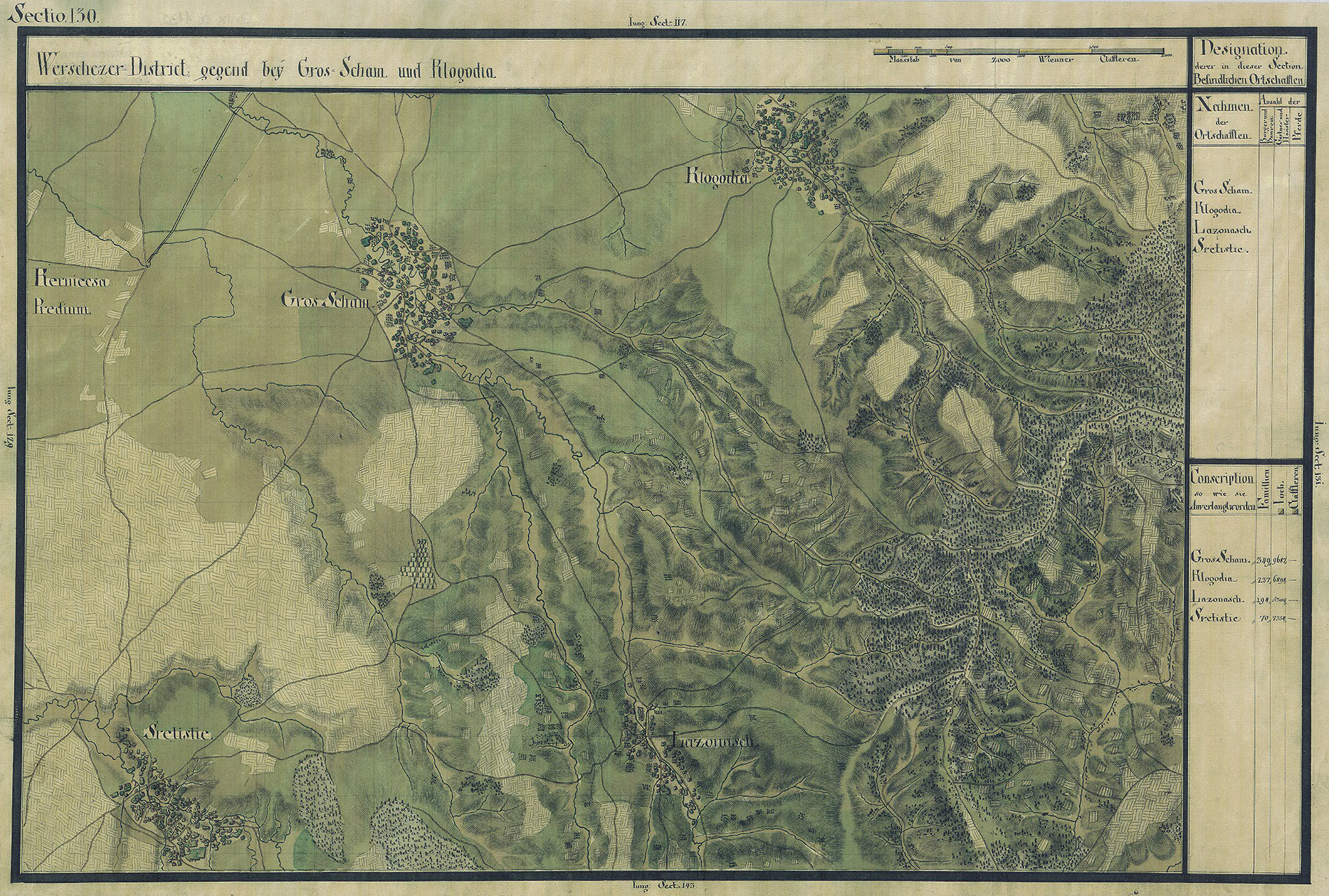 Josephinische Landesaufnahme Banat (1769–1772) Karte: pg130 