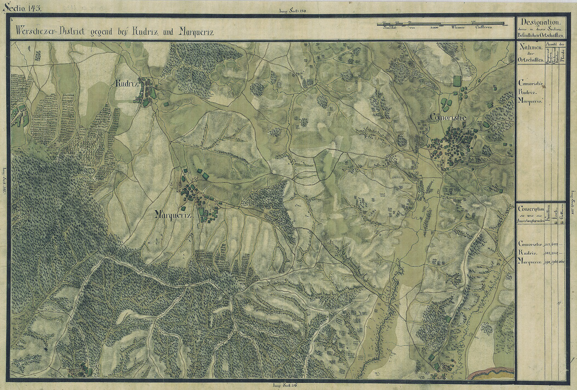 Josephinische Landesaufnahme Banat (1769–1772) Karte: pg143 