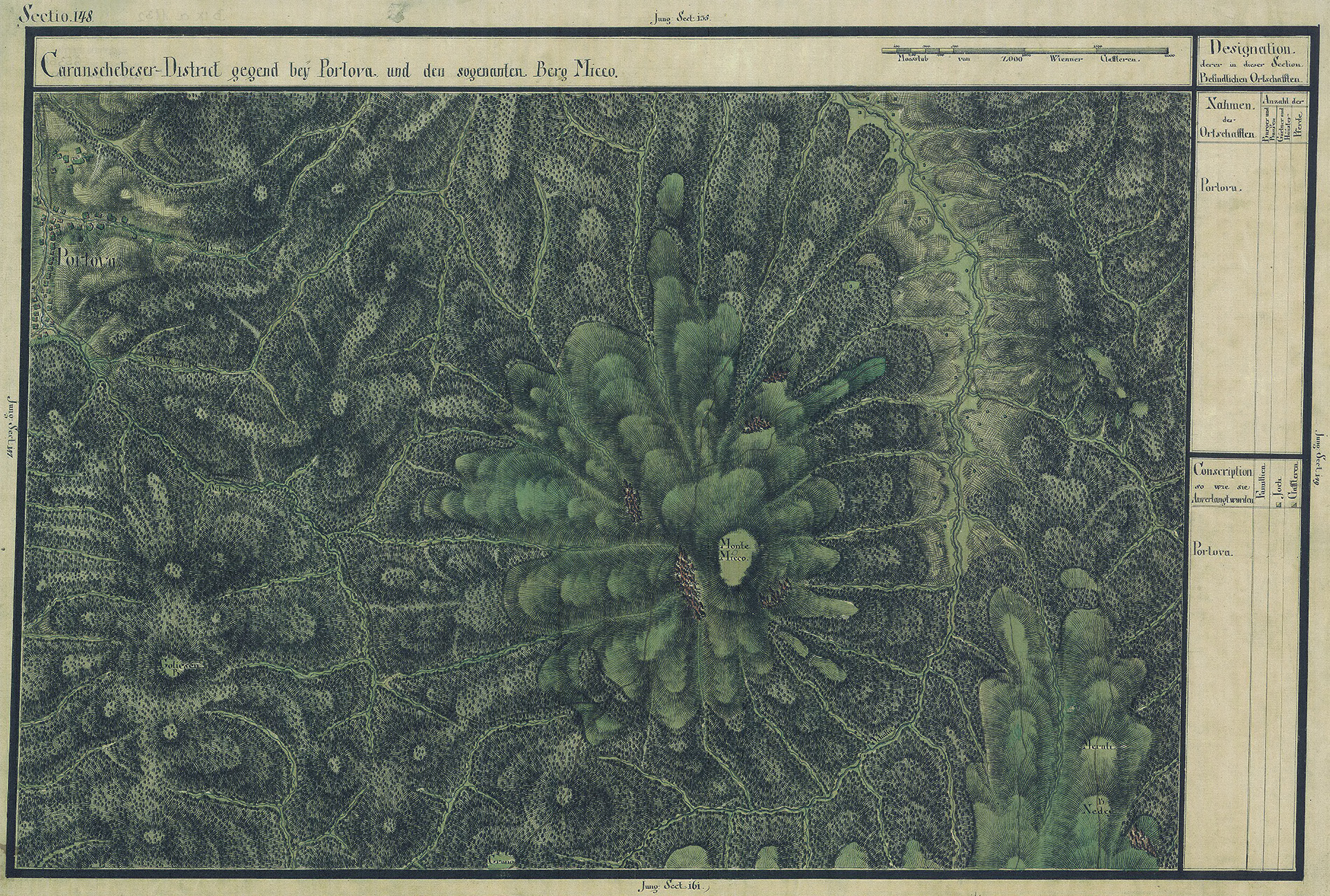 Josephinische Landesaufnahme Banat (1769–1772) Karte: pg148 