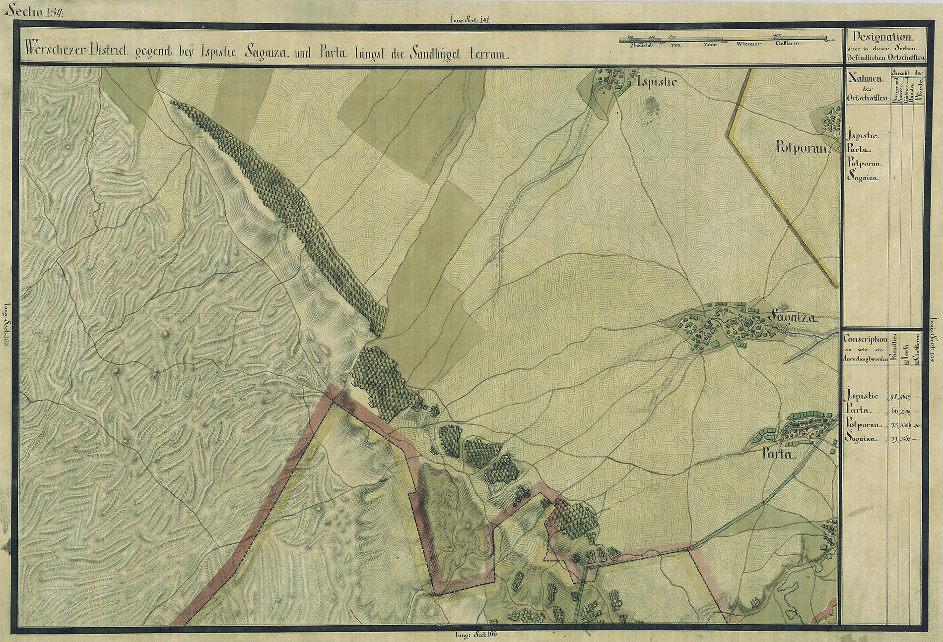 Josephinische Landesaufnahme Banat (1769–1772) Karte: pg154 