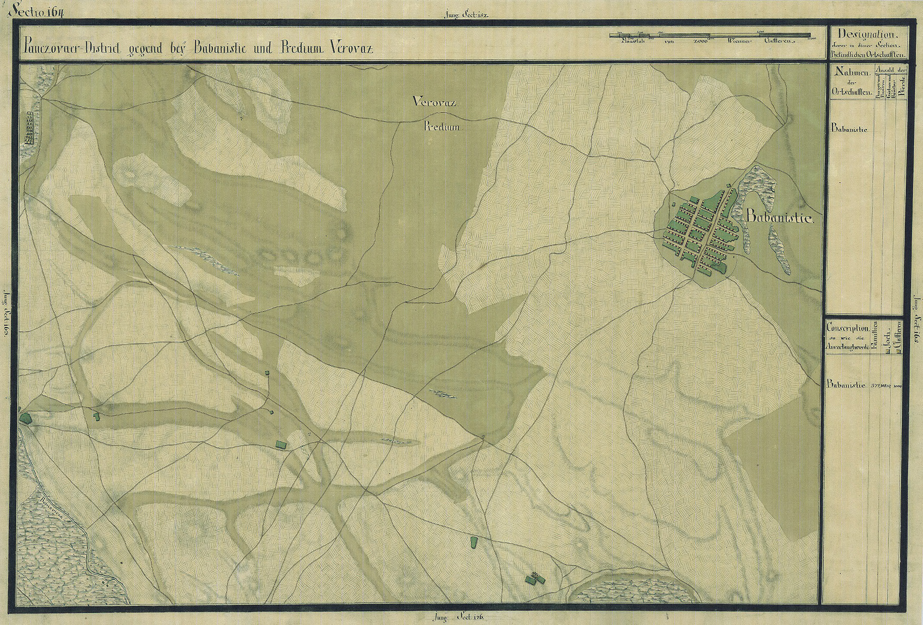 Josephinische Landesaufnahme Banat (1769–1772) Karte: pg164 