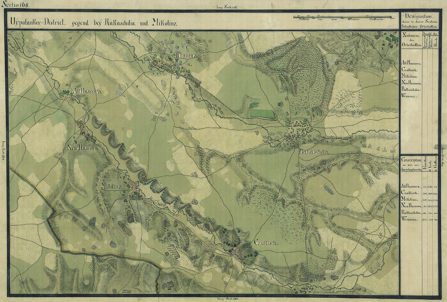 Josephinische Landesaufnahme Banat (1769–1772) Karte: pg168 