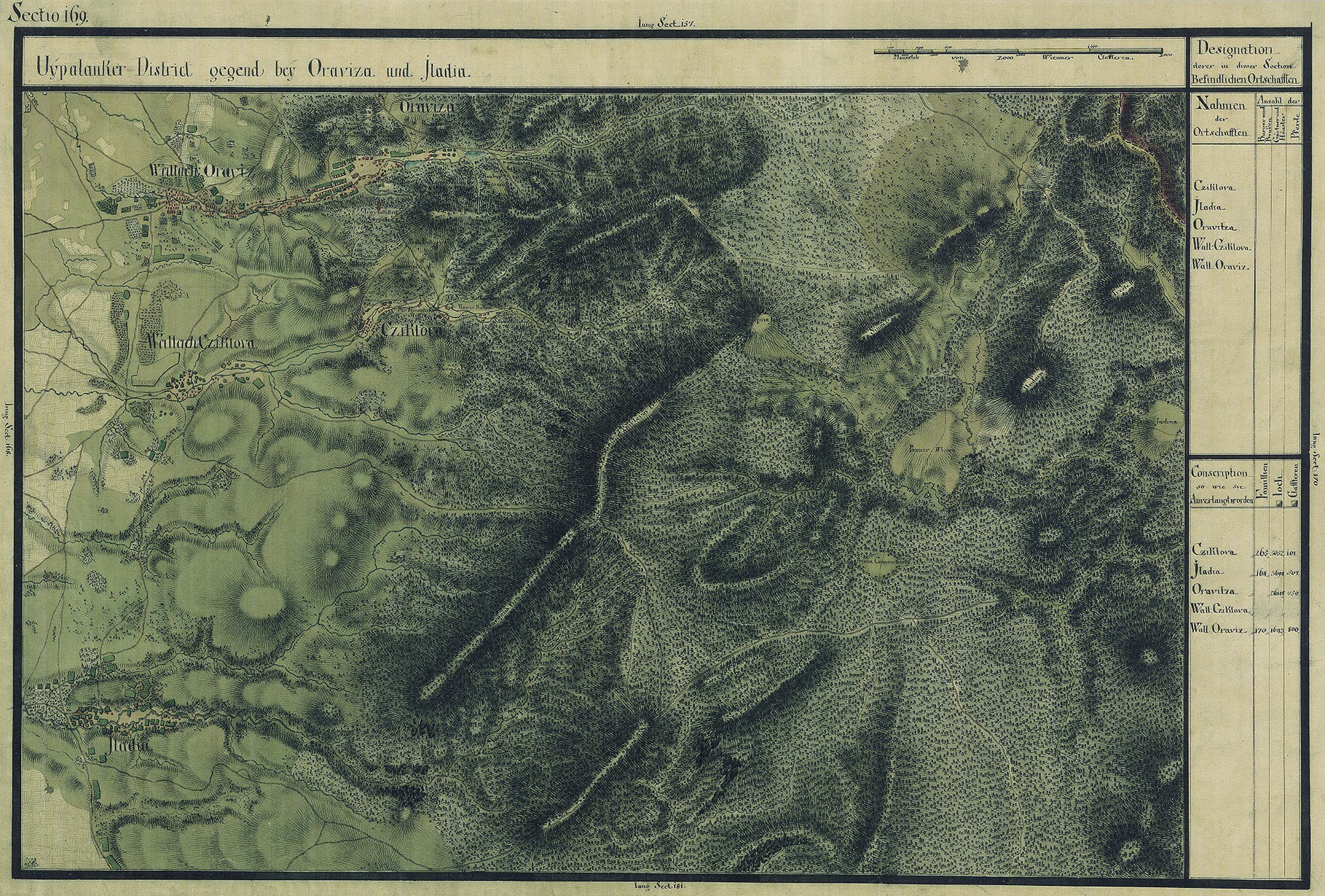 Josephinische Landesaufnahme Banat (1769–1772) Karte: pg169 