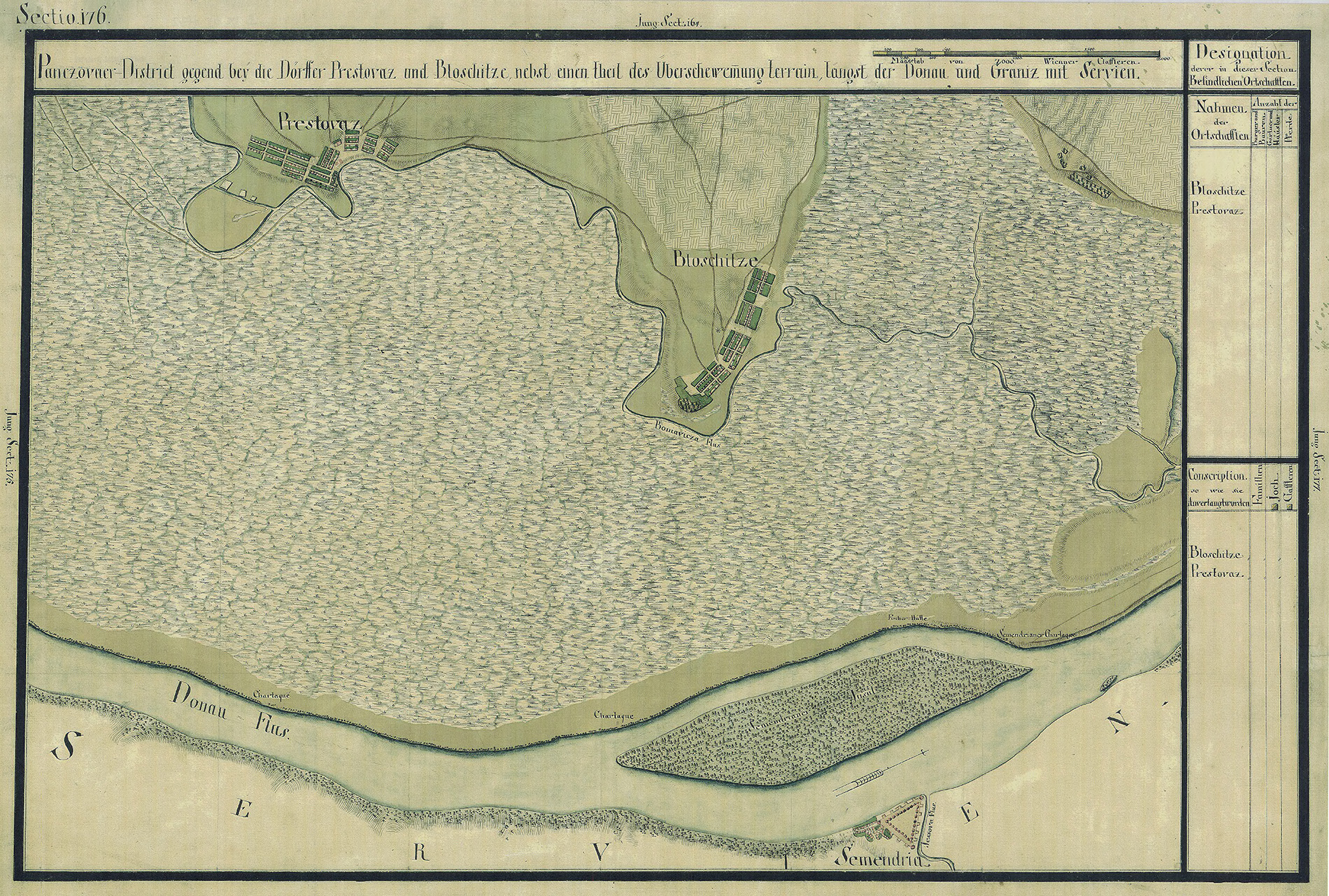 Josephinische Landesaufnahme Banat (1769–1772) Karte: pg176 