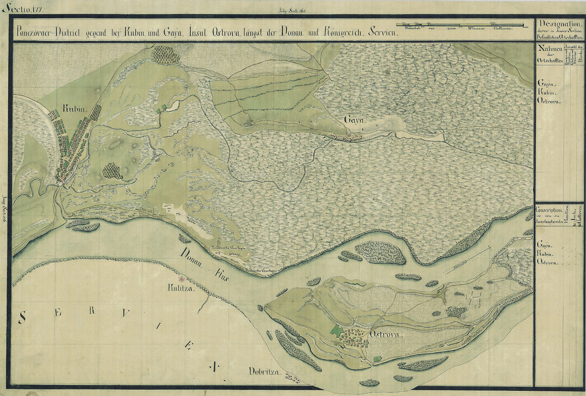 Josephinische Landesaufnahme Banat (1769–1772) Karte: pg177 