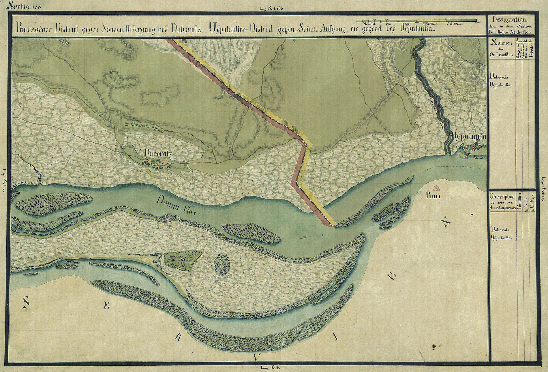 Josephinische Landesaufnahme Banat (1769–1772) Karte: pg178 