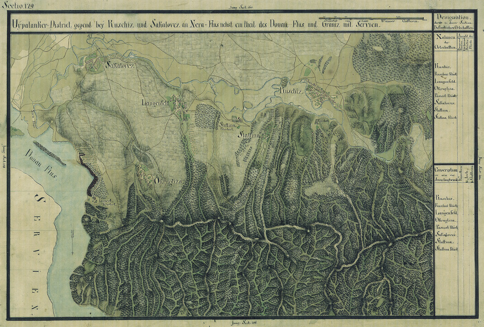 Josephinische Landesaufnahme Banat (1769–1772) Karte: pg179 