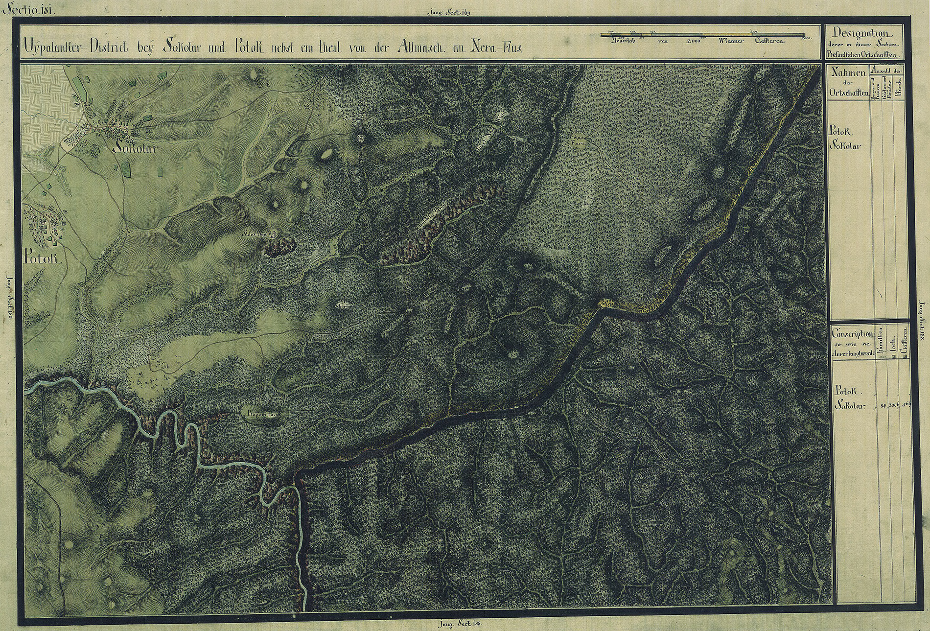 Josephinische Landesaufnahme Banat (1769–1772) Karte: pg181 