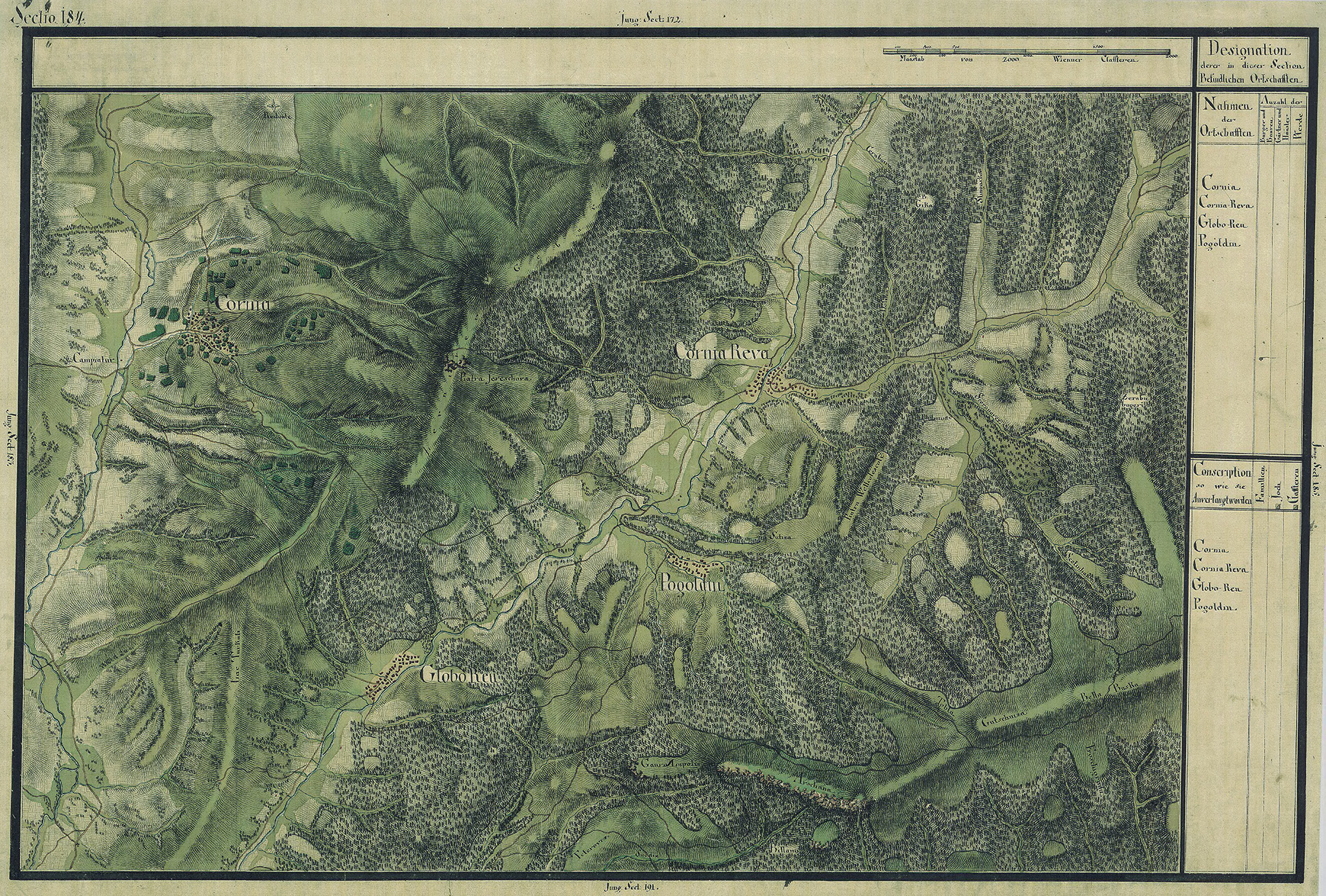 Josephinische Landesaufnahme Banat (1769–1772) Karte: pg184 