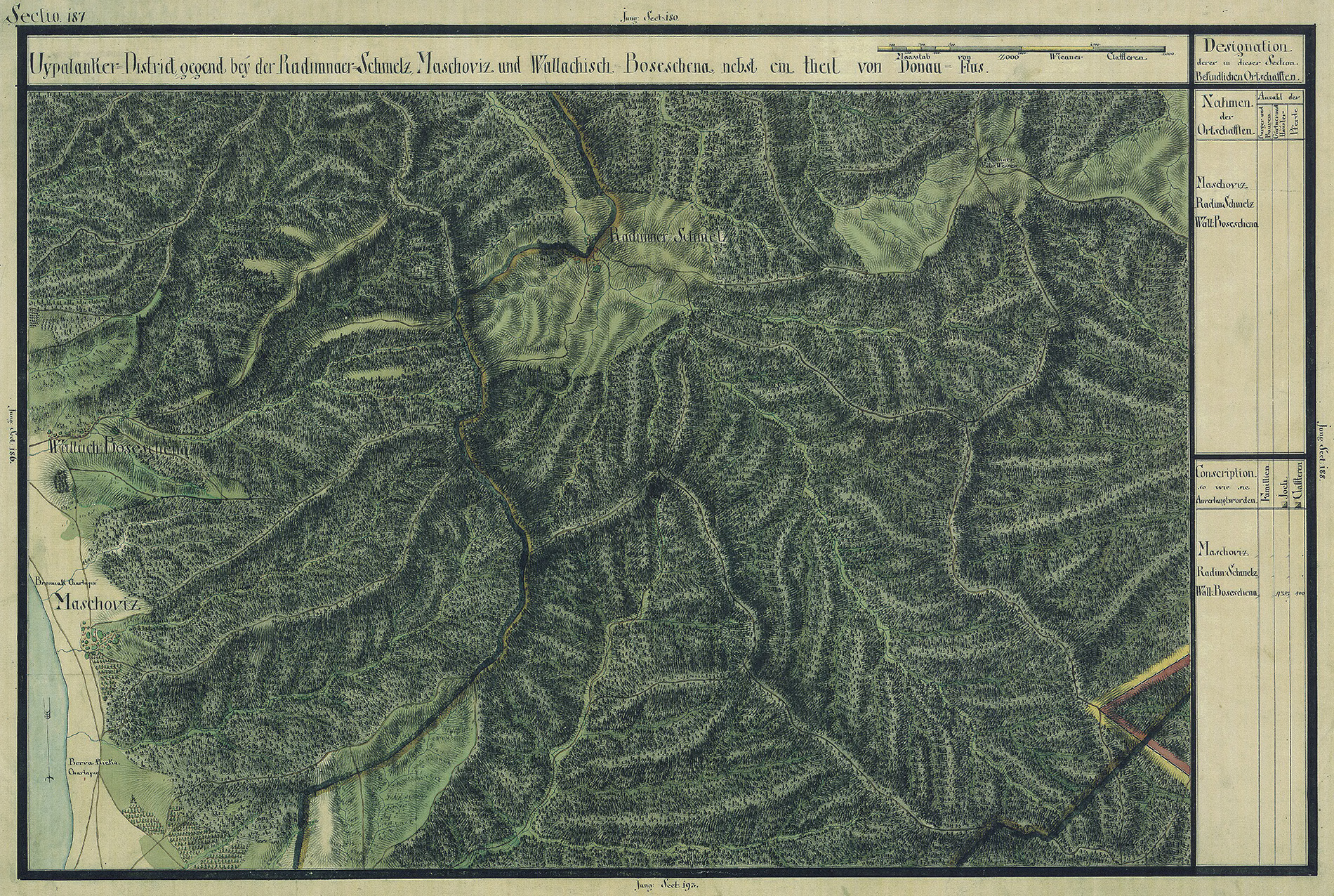 Josephinische Landesaufnahme Banat (1769–1772) Karte: pg187 