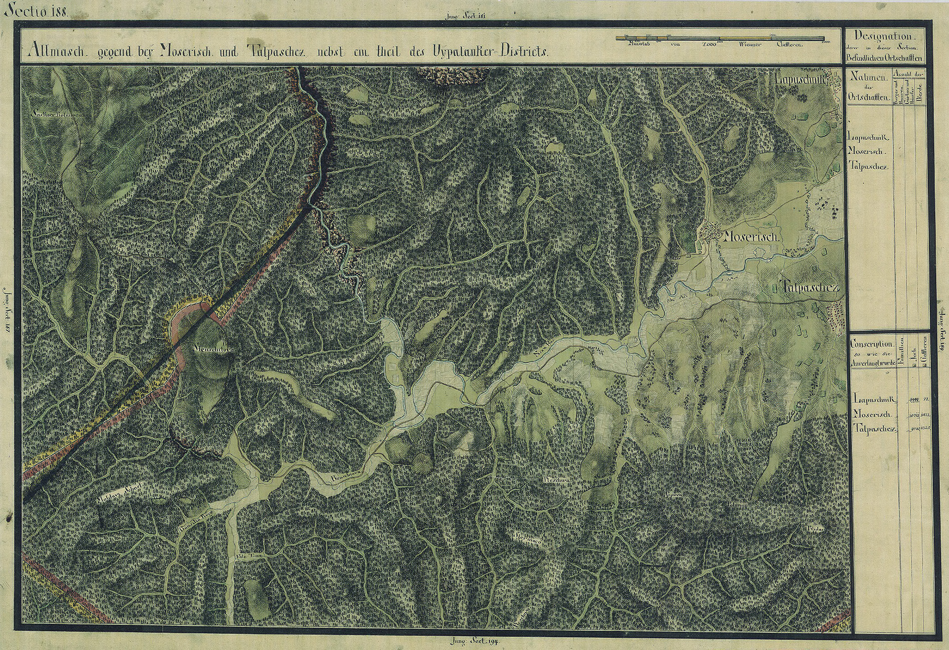 Josephinische Landesaufnahme Banat (1769–1772) Karte: pg188 