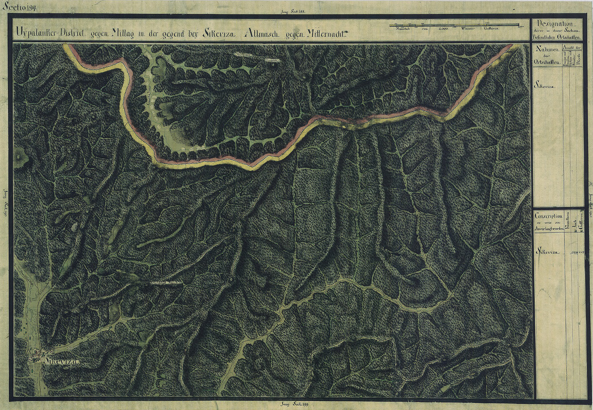 Josephinische Landesaufnahme Banat (1769–1772) Karte: pg194 