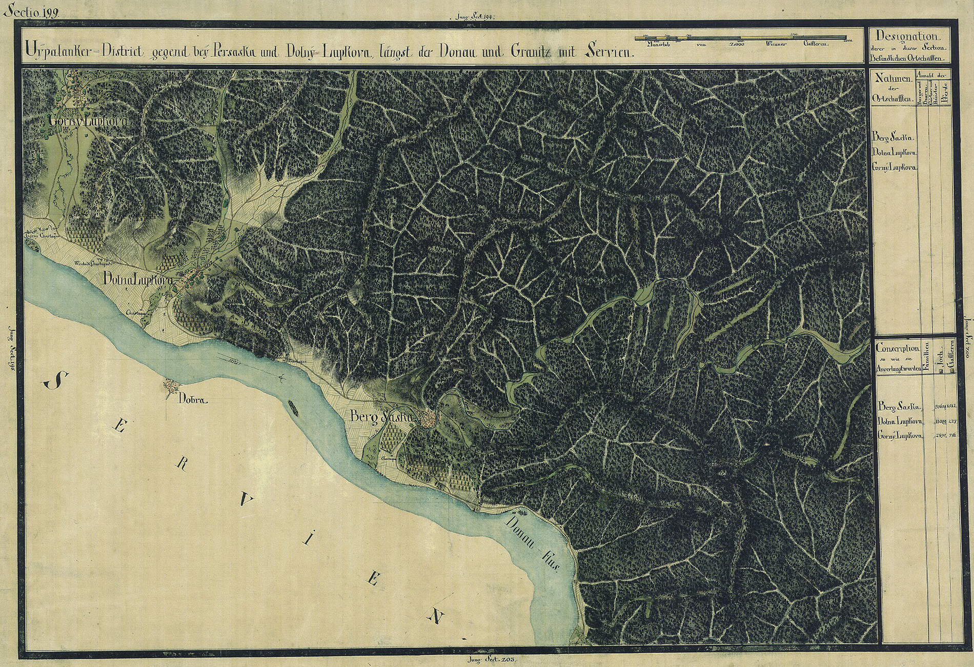 Josephinische Landesaufnahme Banat (1769–1772) Karte: pg199 